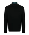 Paul Smith Turtleneck Shirt In Black