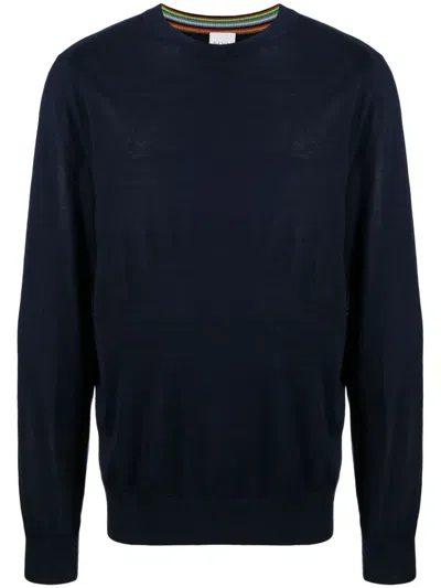 PAUL SMITH FINE-KNIT MERINO WOOL JUMPER