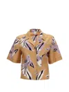 Paul Smith Camicia In Cotone E Seta In Yellow
