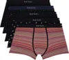 Paul Smith Five-pack Multicolor Mixed Signature Stripe & Pattern Boxer Briefs In 1a Multicolour