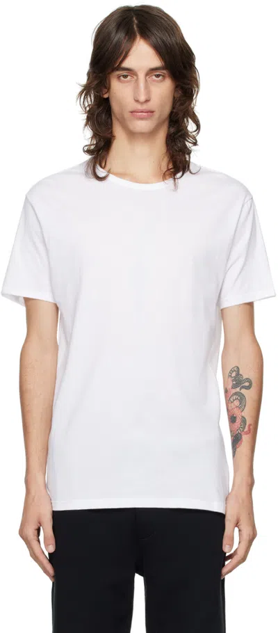 Paul Smith Five-pack White Crewneck T-shirts In 01 Whites