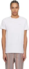 Paul Smith Five-pack White Organic Cotton Lounge T-shirts In 1 White
