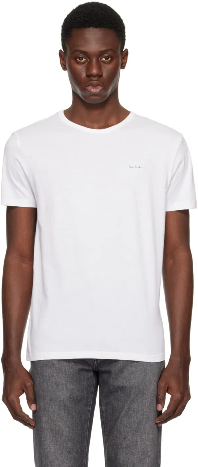 Paul Smith Five-pack White T-shirts In 01 Whites