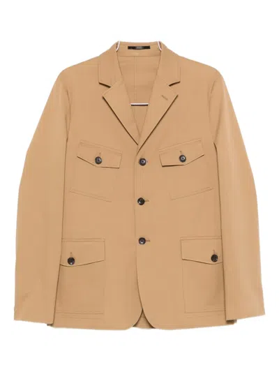 PAUL SMITH FLAP-POCKET SINGLE-BREASTED BLAZER