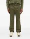 Paul Smith Flat-front Chinos In Green