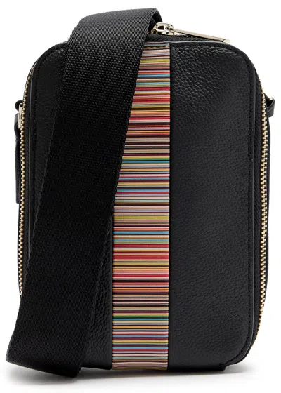 Paul Smith Flight Leather Cross-body Bag In Black