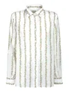 Paul Smith Women's White 'infloressence' Cotton-silk Shirt