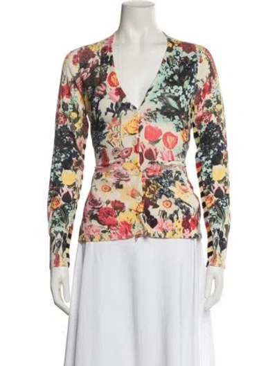 Pre-owned Paul Smith Floral Print Blazer In Multi