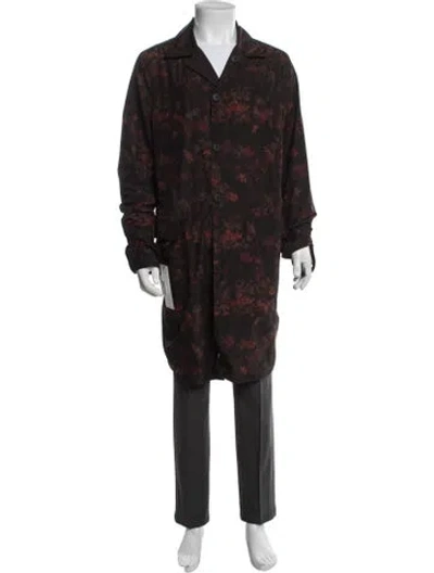 Pre-owned Paul Smith Floral Print Jacket In Brown