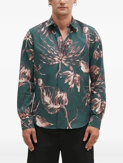 Paul Smith Floral-print Long-sleeved Shirt