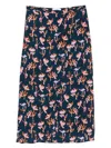 Paul Smith Floral-print Midi Skirt In Blue