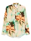 Paul Smith Floral-print Shirt In Multi
