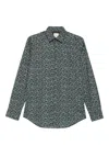 Paul Smith Floral Print Long Sleeve Button-down Shirt