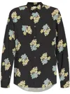 Paul Smith Floral-print Shirt In Black