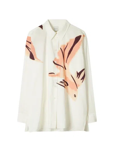 Paul Smith Floral Print Shirt In Multi