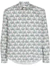 Paul Smith Floral-print Shirt In Nude