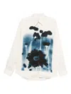 Paul Smith Floral-print Shirt In White