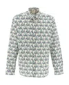 Paul Smith Floral-print Shirt In White