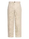 Paul Smith Floral-print Trousers In Neutrals