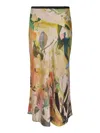 PAUL SMITH FLORAL PRINTED SKIRT