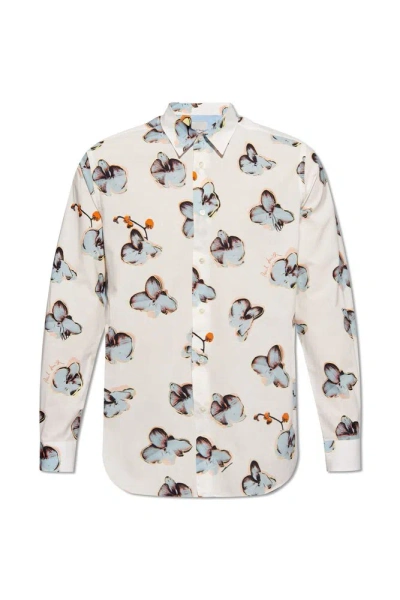 Paul Smith Floral Shirt In Multi