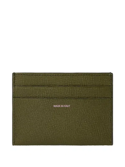 Paul Smith Floral Street Cardholder In Green