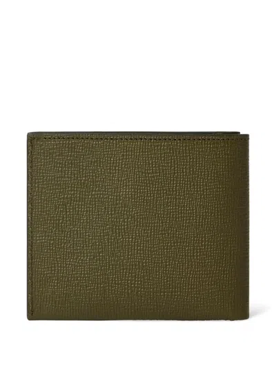 Paul Smith Floral Street Leather Wallet In Green