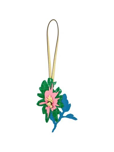 Paul Smith Flower Luggage Tag In Multi