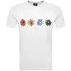Paul Smith Casual Fit Floral T-shirt In White