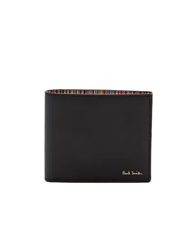 PAUL SMITH PAUL SMITH SIGNATURE STRIPE INTERIOR BILLFOLD WALLET