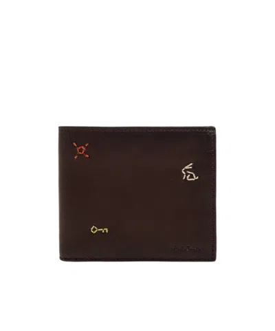 Paul Smith Foldable Wallet In Brown