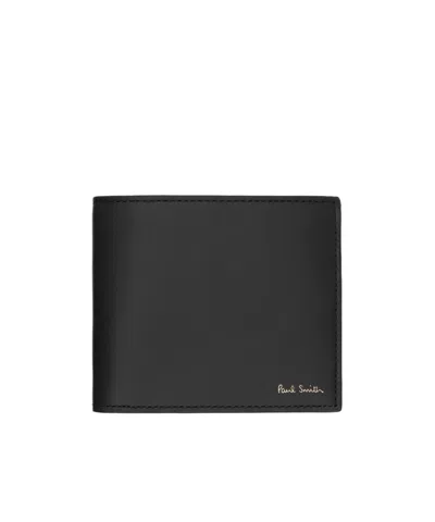 Paul Smith Foldable Wallet With Logo In Black