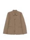 Paul Smith Jacket In Brown