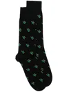 Shop Paul Smith Frog Socks In Black