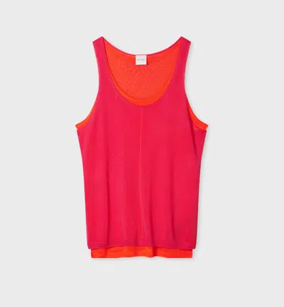 Paul Smith Womens Knitted Vest In Pink