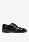 Paul Smith Fuentes Brogue Shoes In Patent Leather In Black