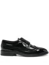 Paul Smith Fuentes Brogue Shoes In Patent Leather In Black