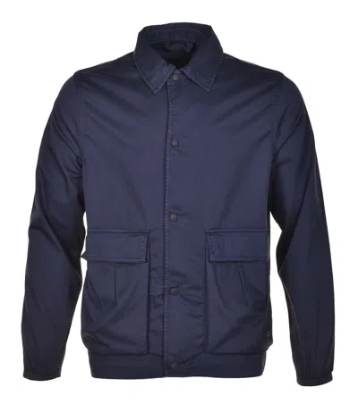 Paul Smith Full Button Cotton Jacket Very Dark Navy In Blue