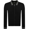 Paul Smith Full Zip Knit Cardigan Black In Black