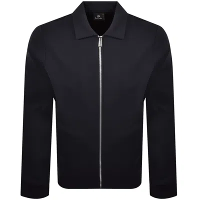 Paul Smith Full Zip Sweatshirt Navy In Blue