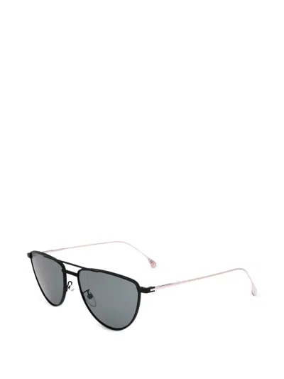 Paul Smith Garner Pilot-frame Sunglasses In Black