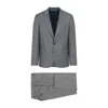 Paul Smith Grey Wool-blend Suit With Tailored Fit In Gray