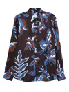 Paul Smith Geometric-print Shirt In Brown