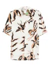 Paul Smith Geometric-print Shirt In White