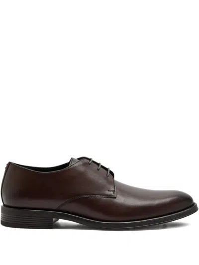 Paul Smith George Leather Derby Shoes In Brown
