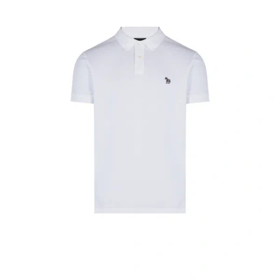 Paul Smith Givenchy Address Band Slim Cotton Polo Shirt In White