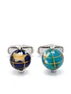 PAUL SMITH GLOBE CONTRASTING CUFFLINKS