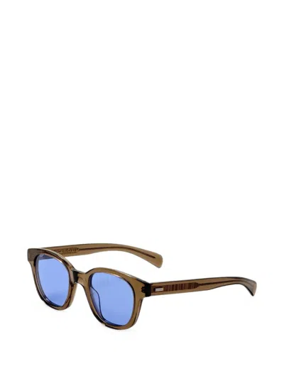 Paul Smith Glover Square-frame Sunglasses In Blue