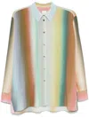 Paul Smith Gradient-print Shirt In Green