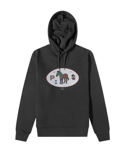 Paul Smith Graphic-print Hoodie In Black
